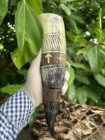 Handcrafted Buffalo Horn Tankard Mug - Image 14