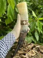 Handcrafted Buffalo Horn Tankard Mug - Image 12