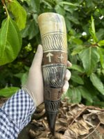 Handcrafted Buffalo Horn Tankard Mug - Image 13