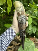 Handcrafted Buffalo Horn Tankard Mug - Image 10