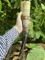 Handcrafted Buffalo Horn Tankard Mug - Image 5