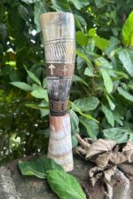 Handcrafted Buffalo Horn Tankard Mug - Image 3
