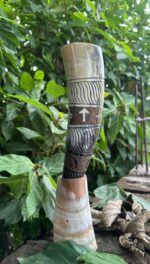 Handcrafted Buffalo Horn Tankard Mug - Image 2