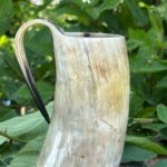 Buffalo Horn Mug with Natural Color