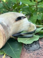 Buffalo Horn Mug with Natural Color - Image 3
