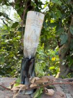 Howling  Fenrir Wolf Drinking Horn - Image 10