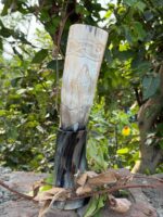 Howling  Fenrir Wolf Drinking Horn - Image 3