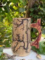 Lichtenberg Burned Wooden Tankard - Image 3