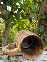 Raven Guardian Hand-Carved Wooden Tankard Hand-Carved Wooden Tankard Viking-style, Norse, or Celtic Wooden Tankard. - Image 2