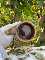 Nordic Compass Hand-Carved Wooden Tankard Carved Mandala-Style Wooden Tankard Engraved Wooden Beer Mug Folk-Art / Slavic-Style Wooden Mug - Image 3